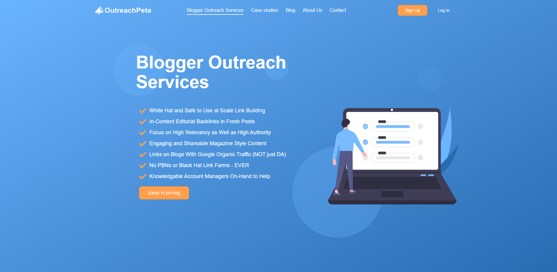 Outreachpete.com Services Page